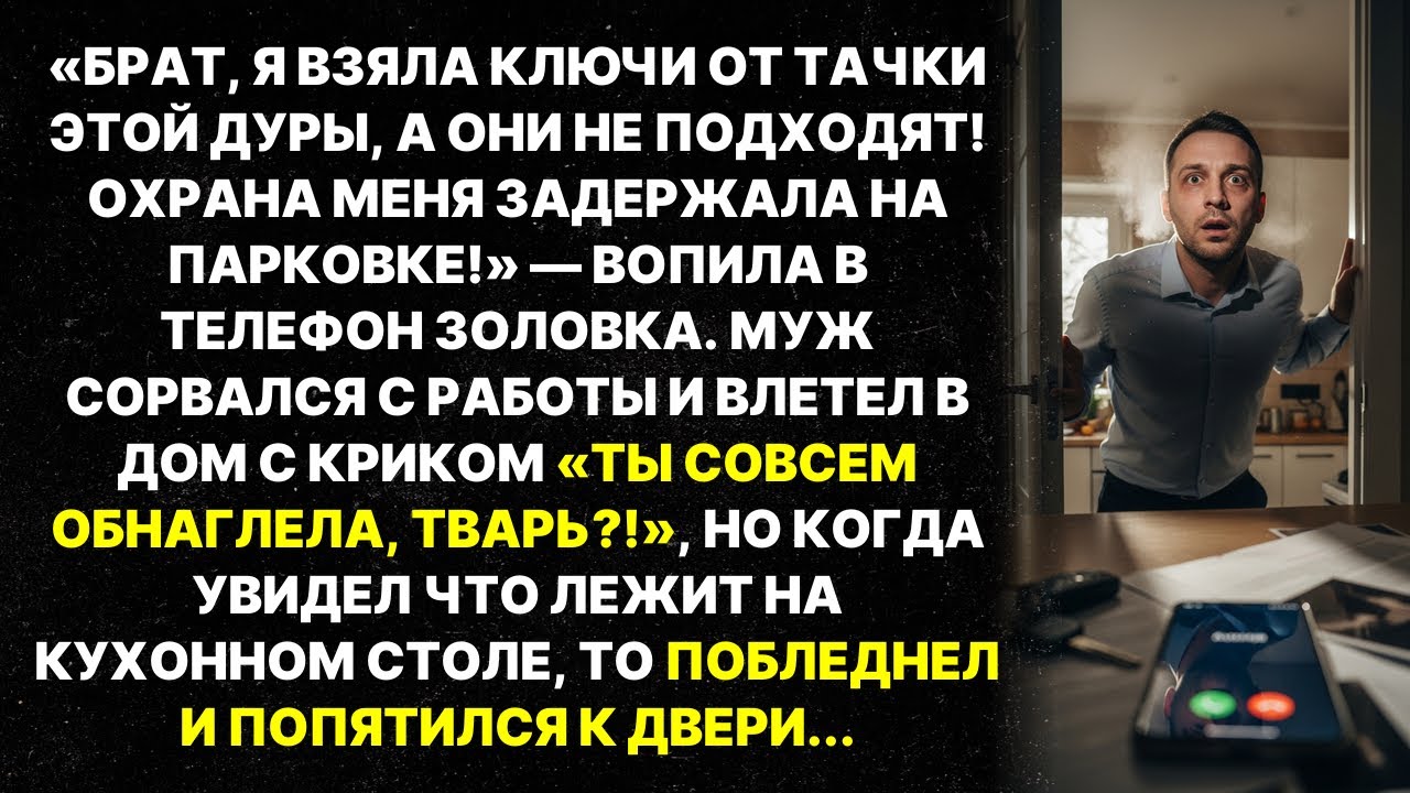 Золовка украла мои ключи от машины, но не смогла...