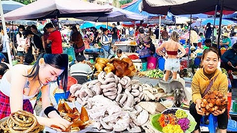 Ẩm Thực Gây Mê Chợ Phiên Bắc Hà , phiên chợ lớn nhất Tây Bắc & thảo dược quý, chó mông - lợn bản,