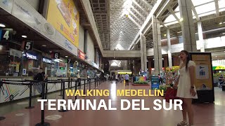 Walking Terminal de transporte del Sur Medellín 🇨🇴 ASMR Sin Destino