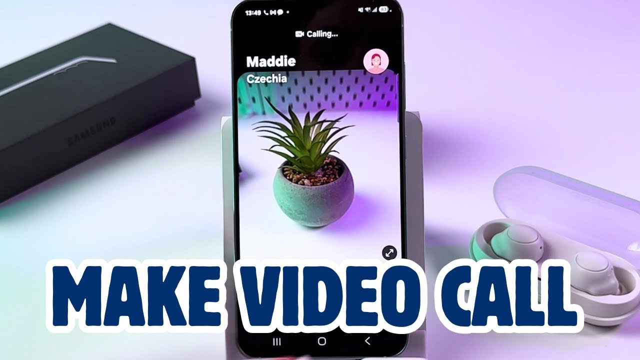 Samsung Galaxy S25 - How to Make a Video Call Using Google Meet or WiFi