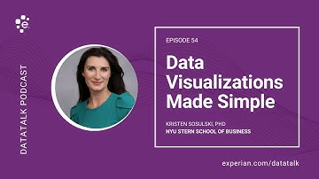 Data Visualization Made Simple w/ Dr. Kristen Sosulski @NYUStern (Episode 54) #DataTalk
