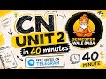 CN (computer network) unit 2 in one shot aktu 🚀 #oneshot #education #cn 