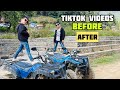 Tiktoks  before and after