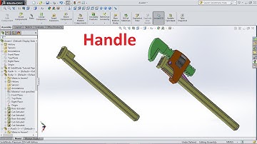 SolidWorks Tutorial Pipe Wrench Project Part1 Handle