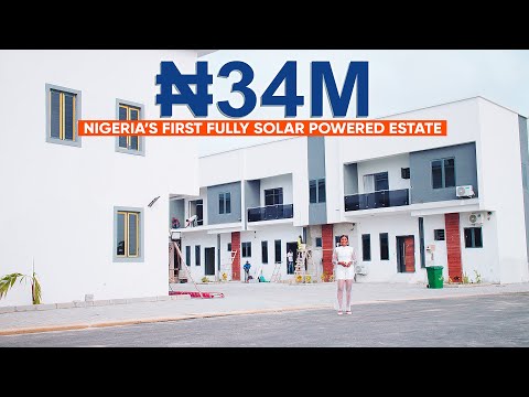 Inside Nigeria’s First Fully Solar Powered Estate ₦34,000,000 ($56,700) | Citadel Views 2.0