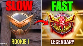 How To Reach Legendary Rank Fast Codm
