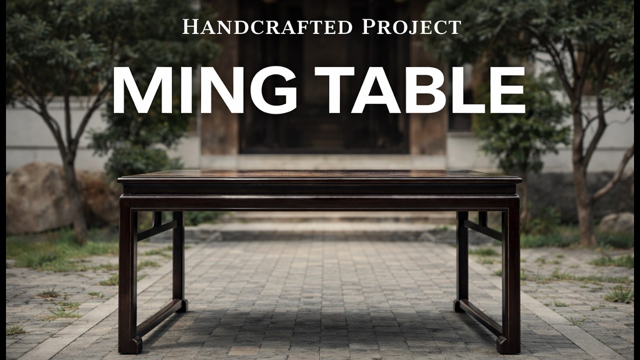 The Art of Building a Ming Table | No Nails, Only Joinery