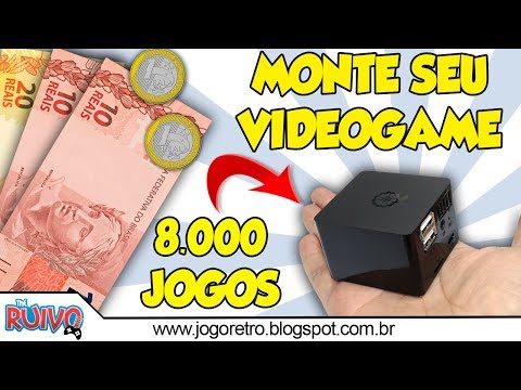 Como fazer um Videogame Retrô com 8.000 JOGOS com MENOS de 100 REAIS (TUTORIAL COMPLETO)