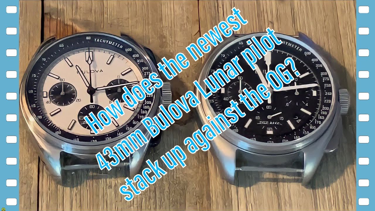 How Good Is the All-New 43mm Bulova Lunar Pilot?! 
Model 98K112!