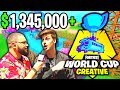 *INTENSE* CIZZORZ WINS $1,000,000+ CREATIVE CUP FINALS! (Fortnite World Cup)