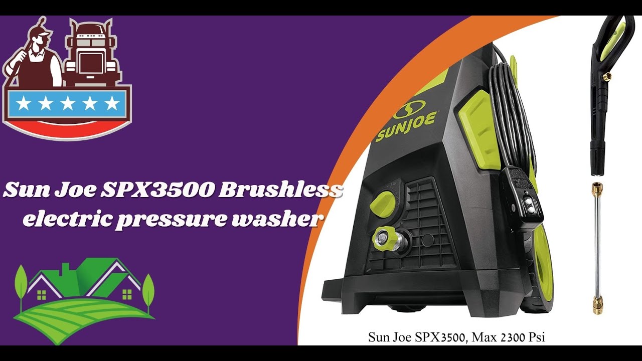 Sun Joe SPX3500  electric pressure washer