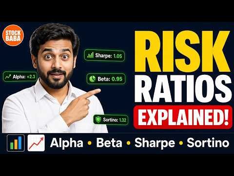 Understand the Risk Ratios of Mutual Funds - Alpha, Beta, Sharpe Ratio in Hindi | Stock Bab