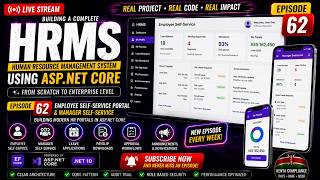 EPISODE 62: BUILDING A COMPLETE HRMS SYSTEM IN ASP.NET CORE | EPISODE 62 🚀 (REAL WORLD PROJECT)
