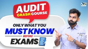✅ Just By Doing This - Pass CA Inter Audit ? | CA HARSHAD JAJU | ICAI | HJ Classes