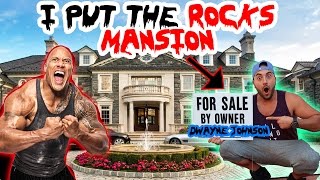 THE ROCK I PUT DWAYNE JOHNSON S MANSION UP FOR SALE SNEAKING INTO HIGH SECURITY MANSION