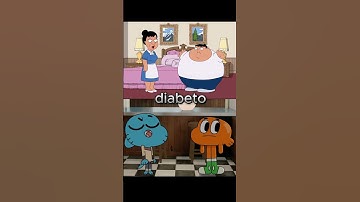 Family Guy vs Gumball Diabeto Animated Clip #gumball #shorts #familyguy