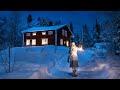 Daily life by the mystic forest  winter in sweden