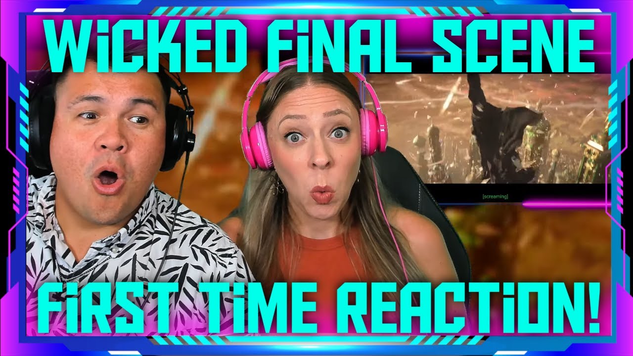 First Time Reaction to Defying Gravity from Wicked (Final Scene) | THE WOLF HUNTERZ Jon and Dolly
