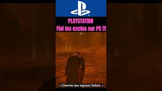 PLAYSTATION🚨Ils arrêtent le portage d'Exclus solo narratives sur PC !!! #playstation #ps5