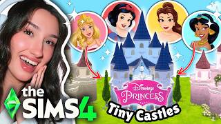 I built Tiny Castles for the Disney Princesses in The Sims 4 compilation