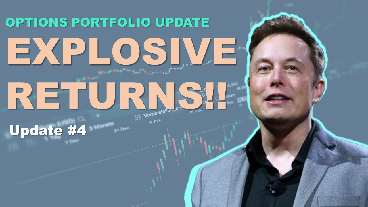 Options portfolio update #4 | EXPLOSIVE RETURNS | Jan 2022 | REAL TRADES |