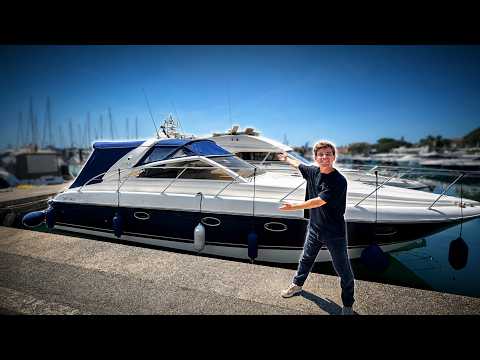 Seb Delanney shows me his new boat!