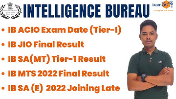 IB 2022-23 Information II ACIO, JIO, SA/MTS, SA (MT) II By Vikram Sir