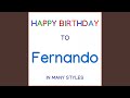 Happy birt.ay to fernando  hard rock