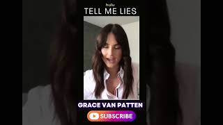 Grace Van Patten: Behind the Scenes of Hulu's 'Tell Me Lies' #shorts