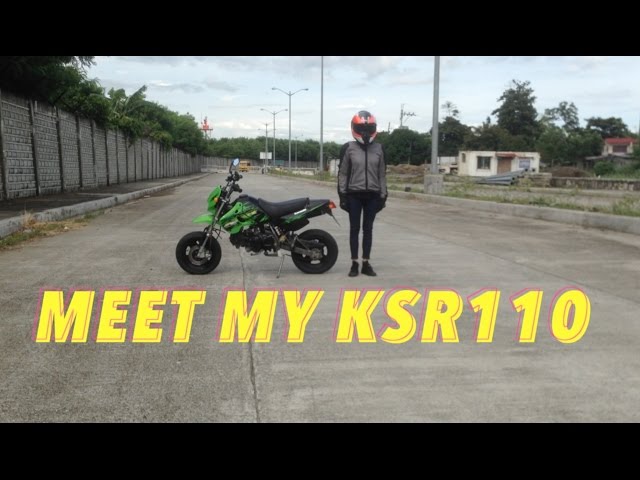 Garage Visits : My Garage Part 2 : Kawasaki KSR 110 (mini moto