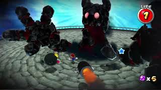 Super Mario Galaxy 2 Dark Bouldergeist Fight (No-Spin-Challenge)
