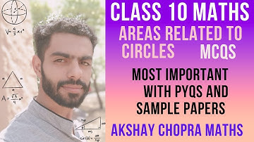 Class 10 Maths | Areas Related to Circles | MCQs | Chapter 12 | Chapter 11