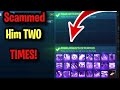 This Scammer Got Scammed TWO Times in a ROW! (Scammer Gets Scammed) Rocket League