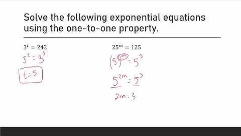 [SL]Solving Exponential Equations Using the One-to-One Property