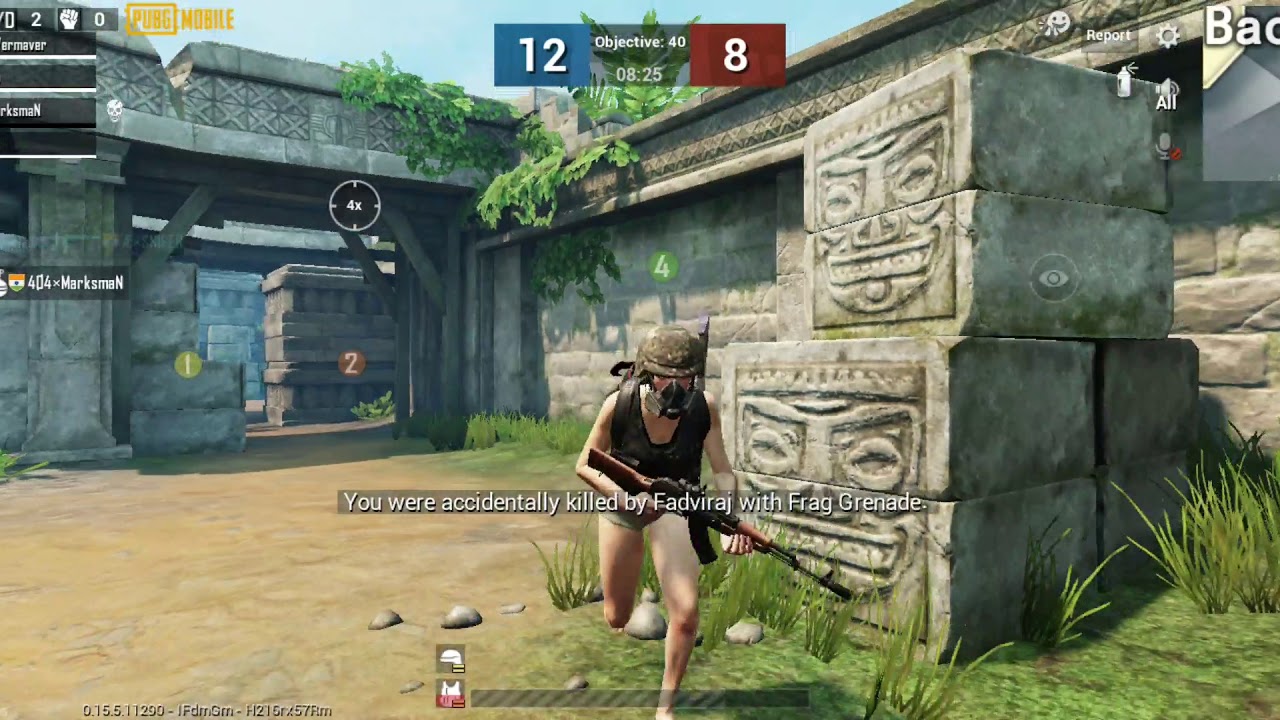 PUB G : Team Deathmatch: The Ruins | New TDM Map| 16 Kills