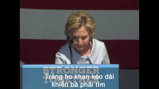 Details Tràng ho khan của Hillary Clinton Update