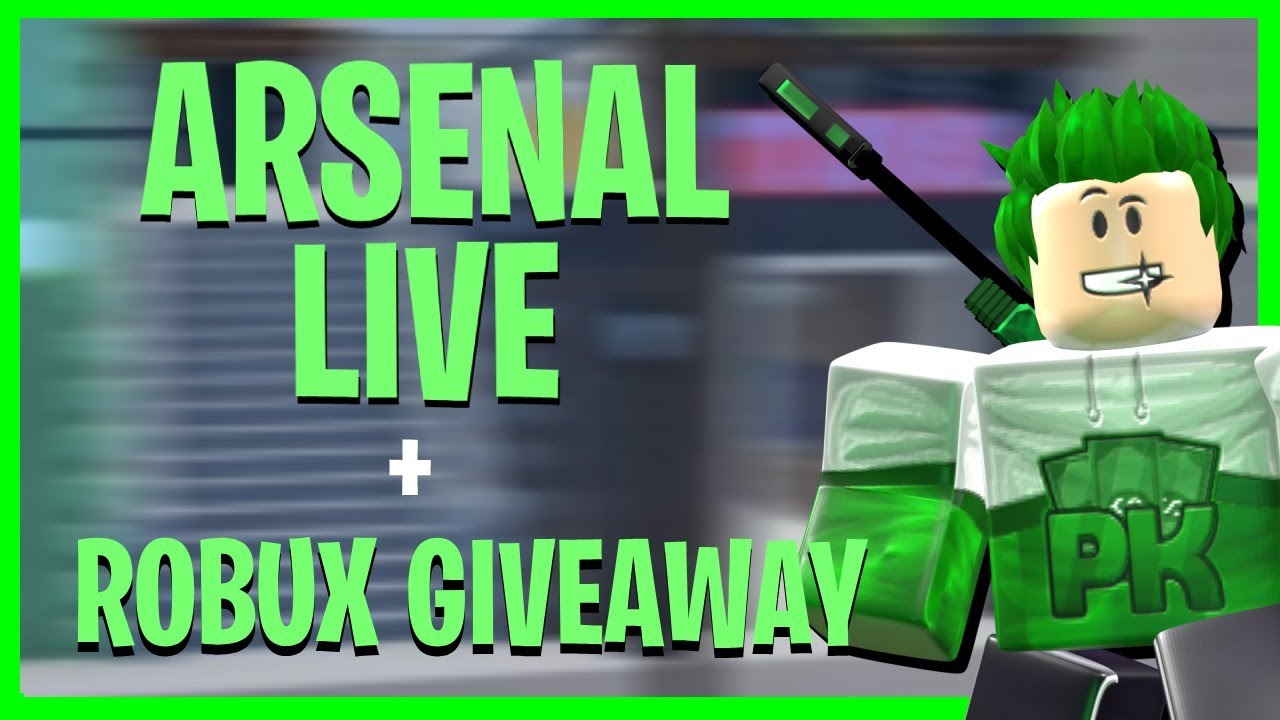 Roblox Arsenal Live With Viewers Robux Giveaway After Every 10 Subs Youtube - robux giveaway sites