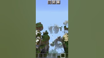 Amazing floating islands!!.#shorts#viral#minecraft#game#amazing#islands#mod#cenimatic#short#floating