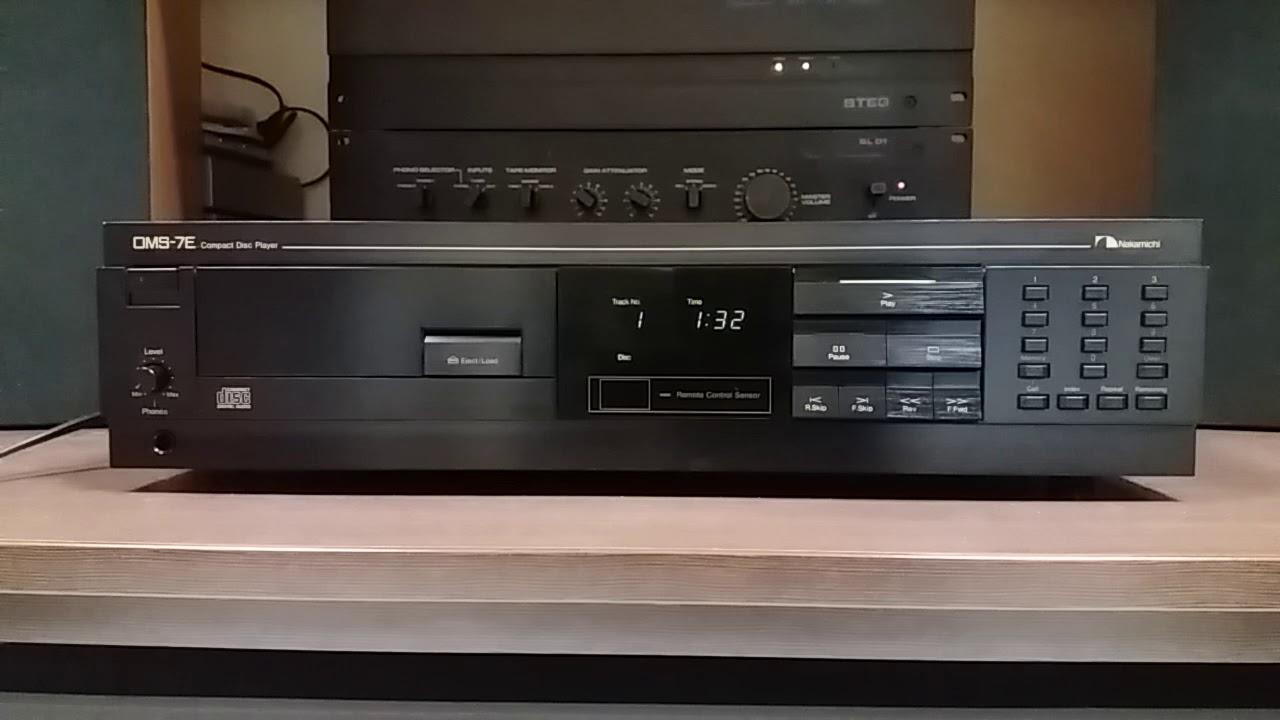 #NAKAMICHI OMS-7E with tda1540 fresh cdr test - YouTube