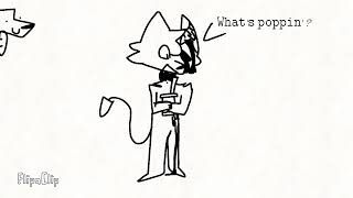 Whats poppin? | animation meme. | Ft: Ghostly (one of my characters)