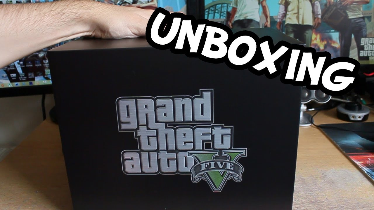 Grand Theft Auto 4 Collectors Edition Unboxing gta 4 Xbox 360 Unboxing 