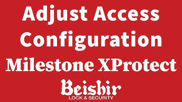 Adjust Access Configuration