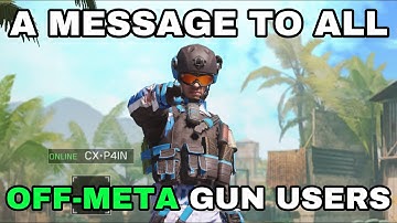 A MESSAGE TO ALL OFF-META USERS…