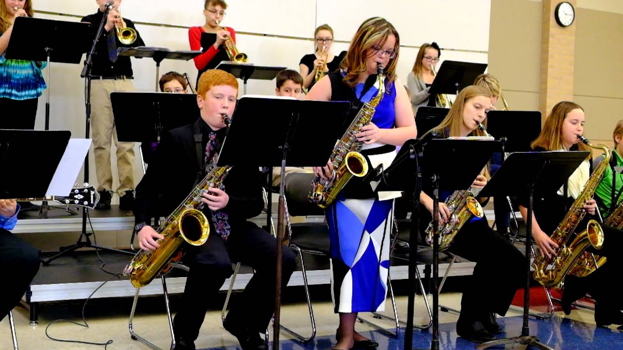 Underwood Middle School Jazz Band 2016 YouTube