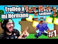 Trolleo a mi Hermano en Minecraft | Trampas de TNTs en Minecraft | Serie Minecraft Luky y Blue