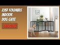 REVIEW (2026): ZJSF Foldable Indoor Dog Gate. Features