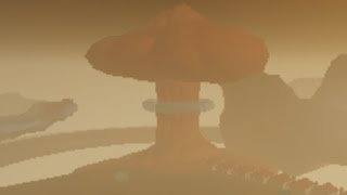 Trying to escape the nuclear bomb in my roblox game