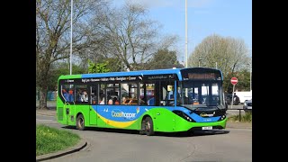 [THRASH] Stagecoach East 37433 SN16OPX on 41 to Bedford 20180504 Part 1