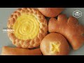 손반죽👏🏻 커스터드 크림빵 (슈크림빵) 만들기, 전자레인지 커스터드 크림 : Custard Cream Bun Recipe | Cooking tree