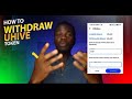 Uhive Earnings: Uhive Token Withdrawal